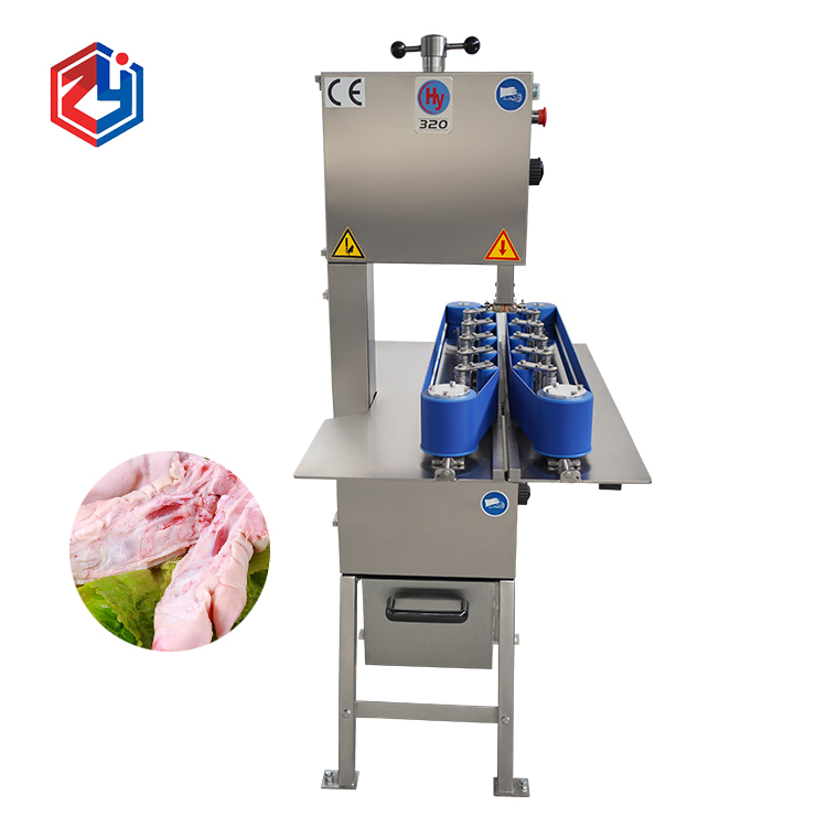 加工豬蹄不再難！豬蹄開半機助你提高生產(chǎn)效率！